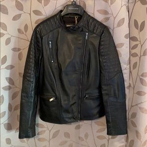 NWT Wilsons Leather Jacket with quilted details!
